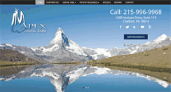 Desktop Screenshot of apexdent.com
